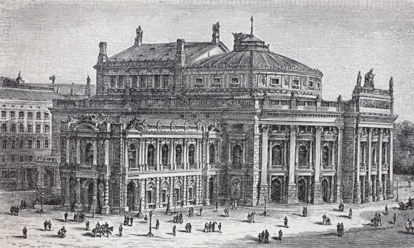 the Hofburg theater at Vienna