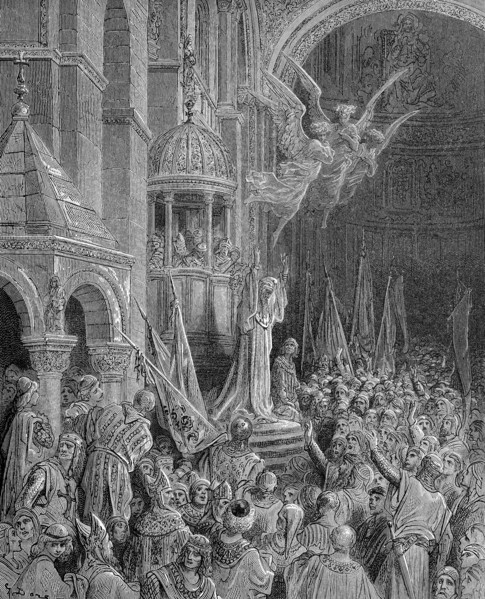 The crusades were a series of religious wars in western Asia and Europe initiated