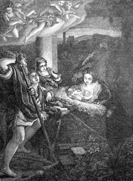 the holy night by Correggio  /  Die heilige Nacht