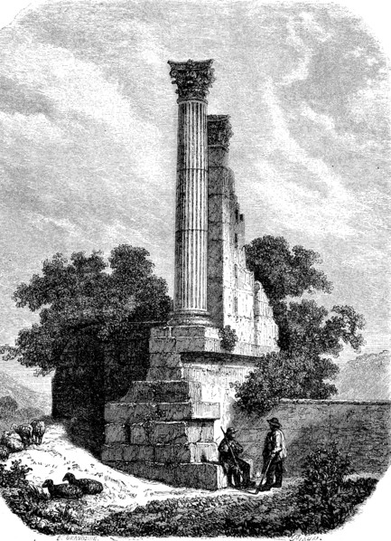 roman ruins at Vernegues