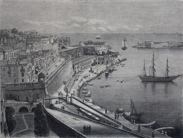 village of La Valette at the island of Malta  /   La Valetta auf Malta