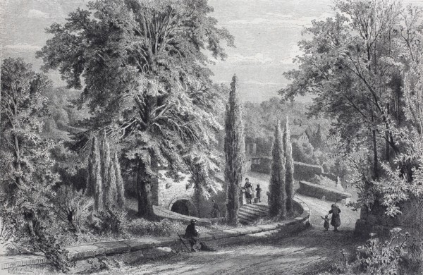 The Werther Fountain near Wetzlar