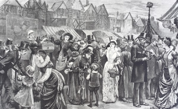the old english fair at the Royal Albert Hall