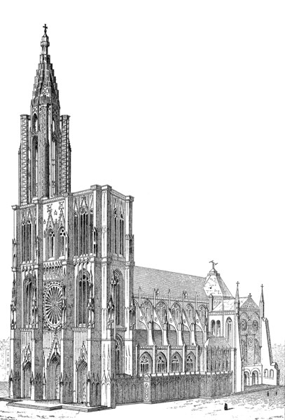 Strasbourg Cathedral or the Cathedral of Our Lady of Strasbourg