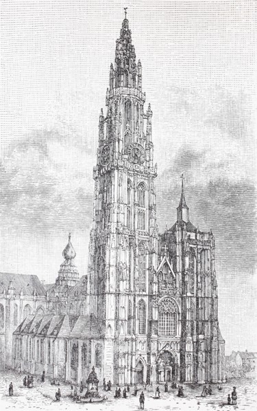 the cathedral of Antwerpen