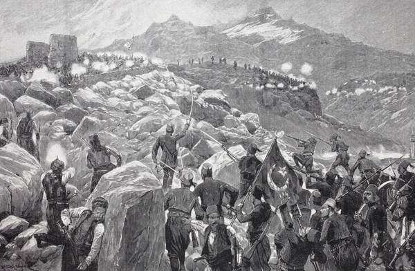 Insurgency of the christian inhabitants against the Turkish troops