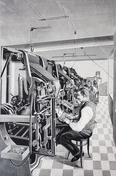 Linotype Simplex machine