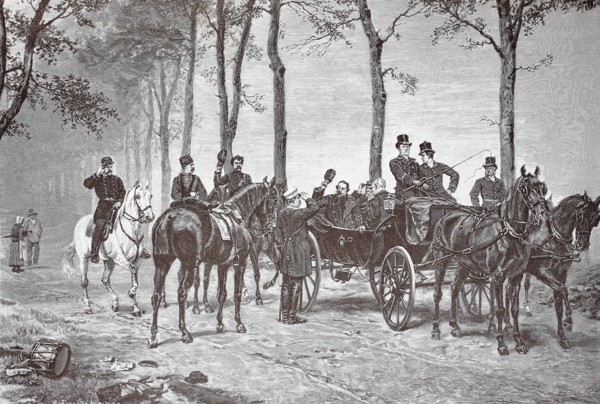 the meeting of bismarck and napoleon