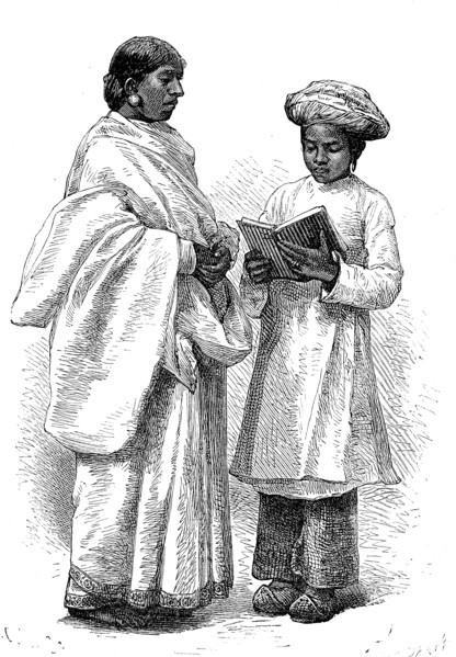 Einheimische aus dem Volk der Bengalen  /  Locals from the Bengal people