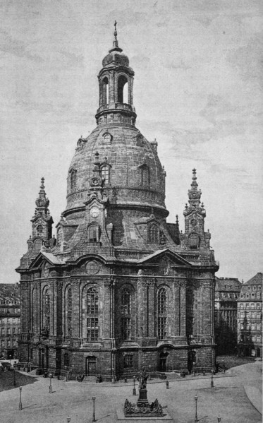 The Frauenkirche in Dresden
