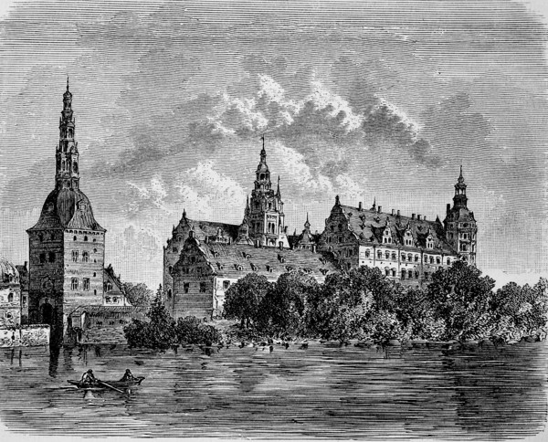 Frederiksborg Castle is a moated castle in Hillerod on the Danish island of Zealand in the 17th century