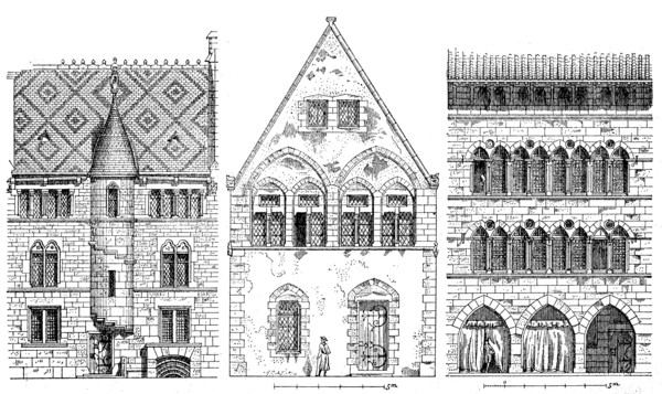 French houses of the 13th century