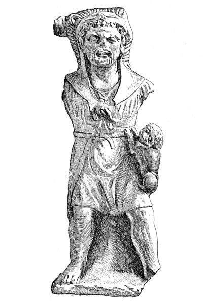 Phoenician Hercules with the lion