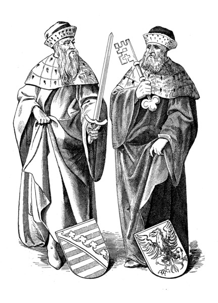 Arch marshal and arch treasurer of the empire under Charles IV