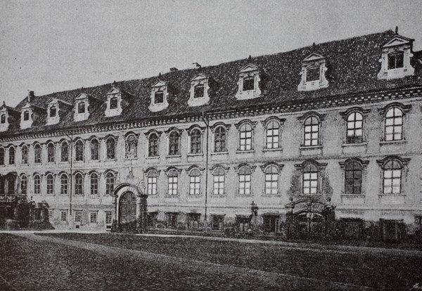 The Palace of Wallenstein in Prague