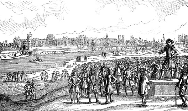 a meeting of the Frondeurs outside Paris