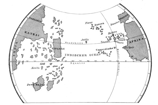 The world map of Toscanelli