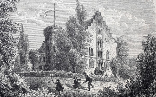 Rosenau Castle is a castle in the middle of a park in Unterwohlsbach