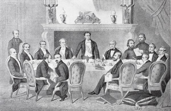 The Treaty of Paris of 1856 settled the Crimean War between the Russian Empire and an alliance of the Ottoman Empire