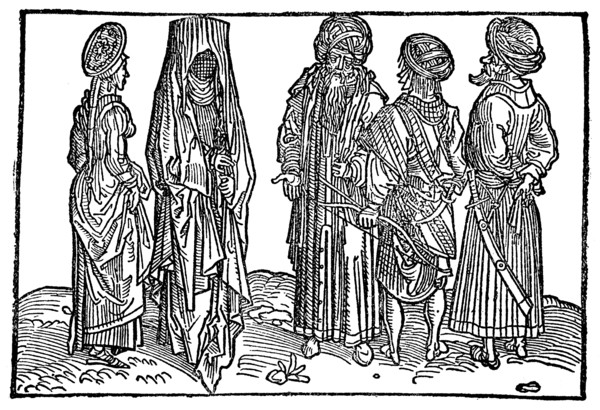Oriental women and men