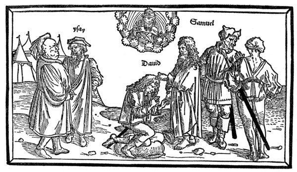 The anointing of David