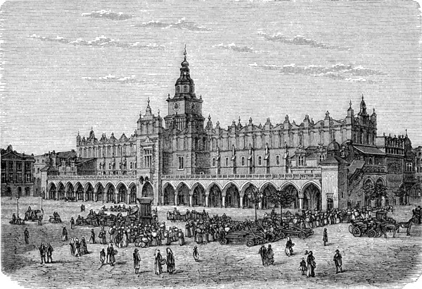 The market square of Krakow