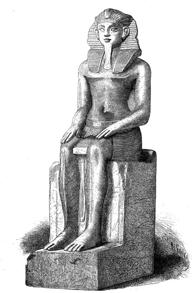 Statue of a Sebakhotep the thirteenth dynasty