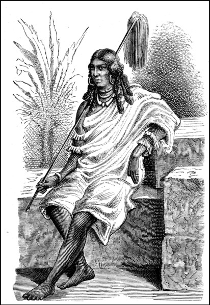 Woman of the people of the Todas