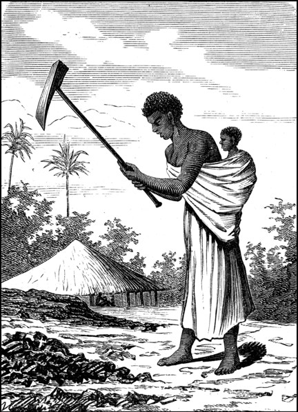 Woman from the area of ??the Zambezi