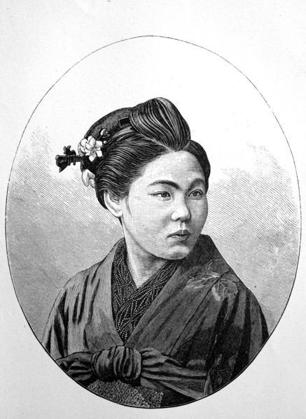 Japanese woman in kimono