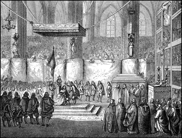 The coronation of Charles X