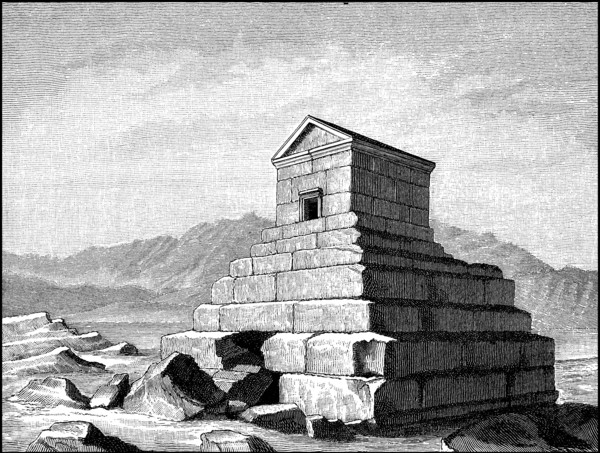 The tomb of Cyrus II. In Pasargade