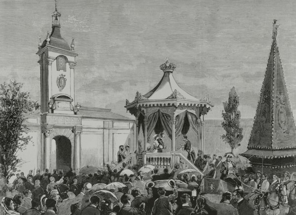 Journey of the King and Queen of Spain to Galicia