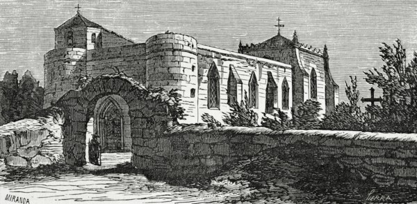 Spain, Galicia, Orense, Parish Church of La Trinidad