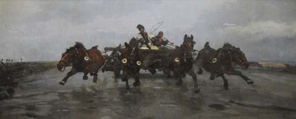 Jozef Chelmonski, Four-in-Hand, 1881