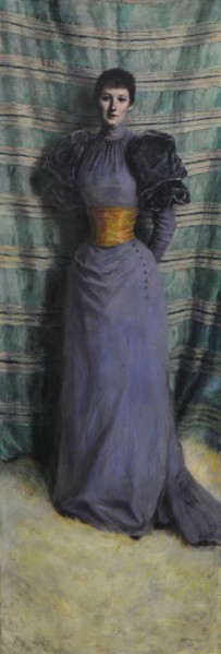 Wladyslaw Podkowinski, Portrait of Teresa Jasienska, born Labedzka, 1893