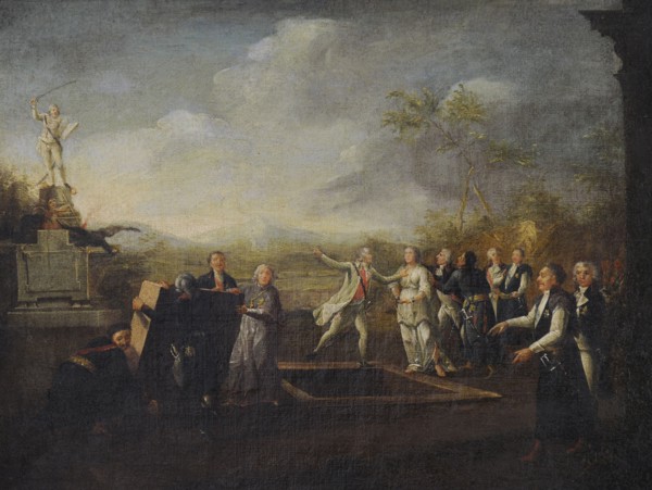 Michal Stachowicz, Kosciuszko saving Poland from the grave, 1794