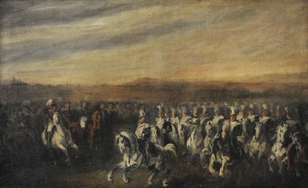 Piotr Michalowski, Dwernicki at the Head of the 2nd Uhlans Regiment, ca