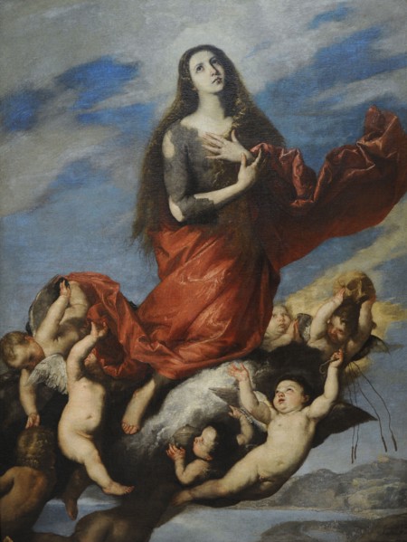 Juseppe de Ribera, Assumption of Mary Magdalene, 1636