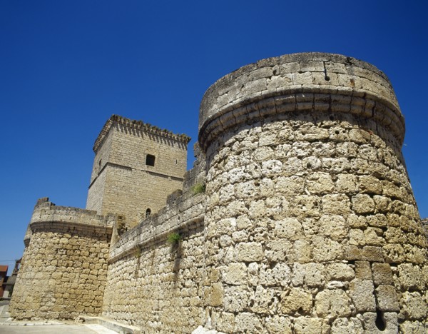 Portillo Castle or Castle of the Counts of Benavente, Spain, Portillo,