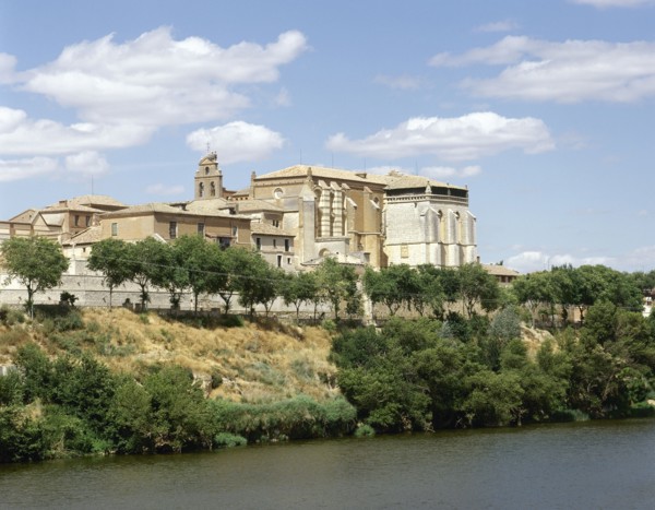 The Royal Monastery of Santa Clara, founded in 1363, next to the Douro river, Spain, Tordesillas,