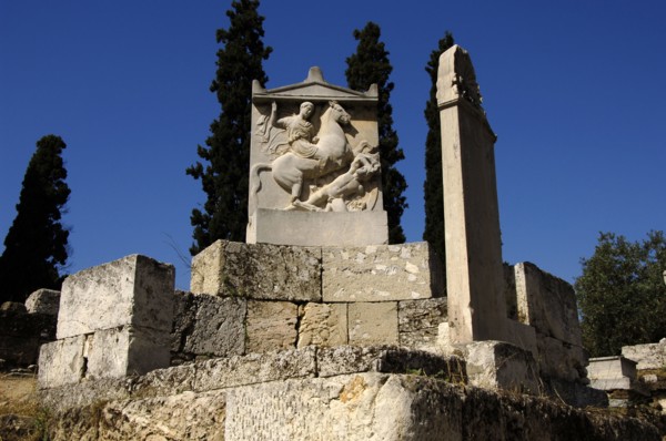 Kerameikos, Athens, Grave Stele of Dexileos,