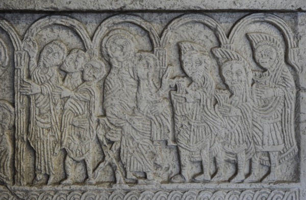 Screen slabs from the Church of St Nediljica in Zadar