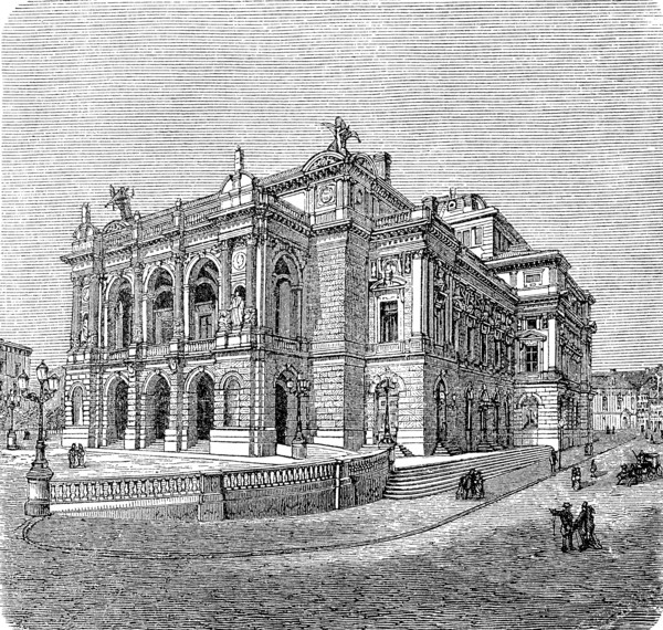 The new theater in Augsburg
