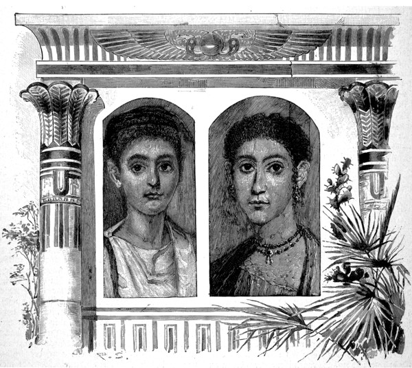 Mummy portraits from Hawara
