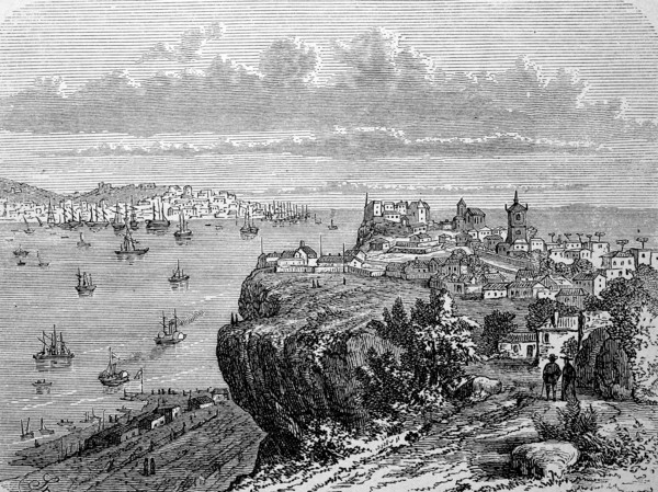 Lisbon in Portugal in 1880  /  Lissabon in Portugal im Jahre 1880