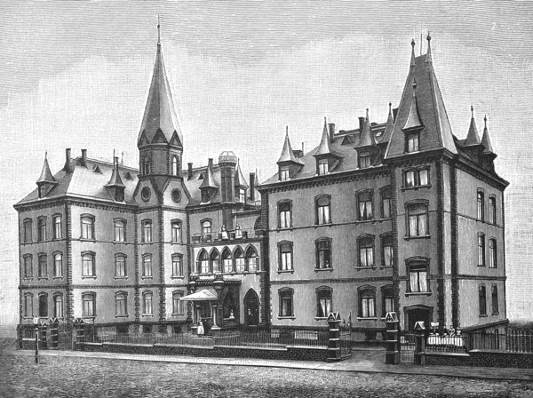 The nurses' home in Wiesbaden