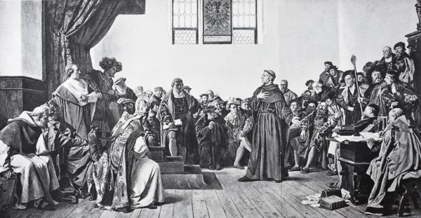 Martin Luther at the Diet of Worms