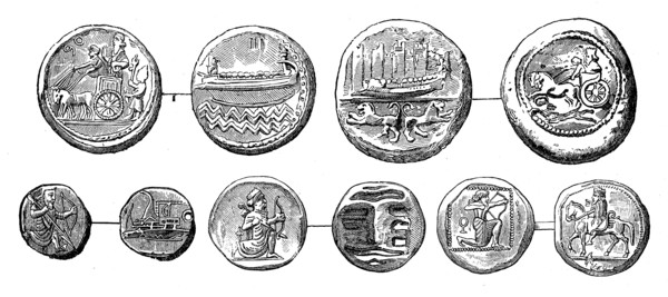 Coins from ancient Persia