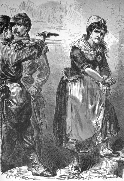 Execution on the street after taking Paris